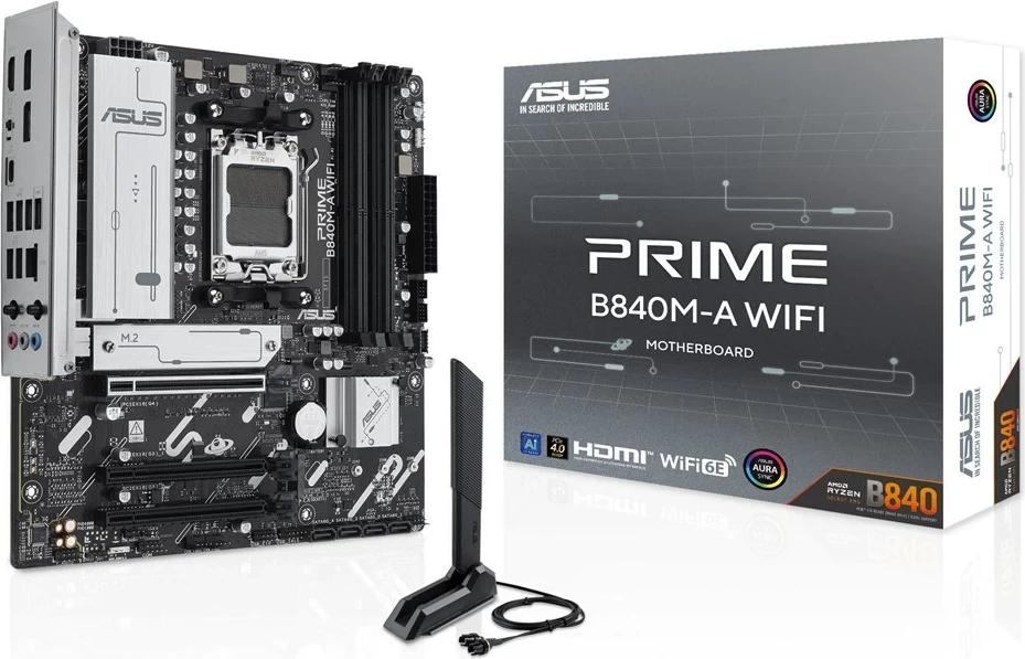 Pllakë amë ASUS PRIME B840M-A WIFI, Socket AM5, micro ATX