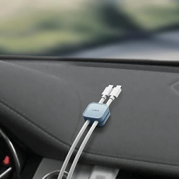 Set organizues kabllosh vetë-ngjitës UNIQ Pod, 8 copë, gri e hapur