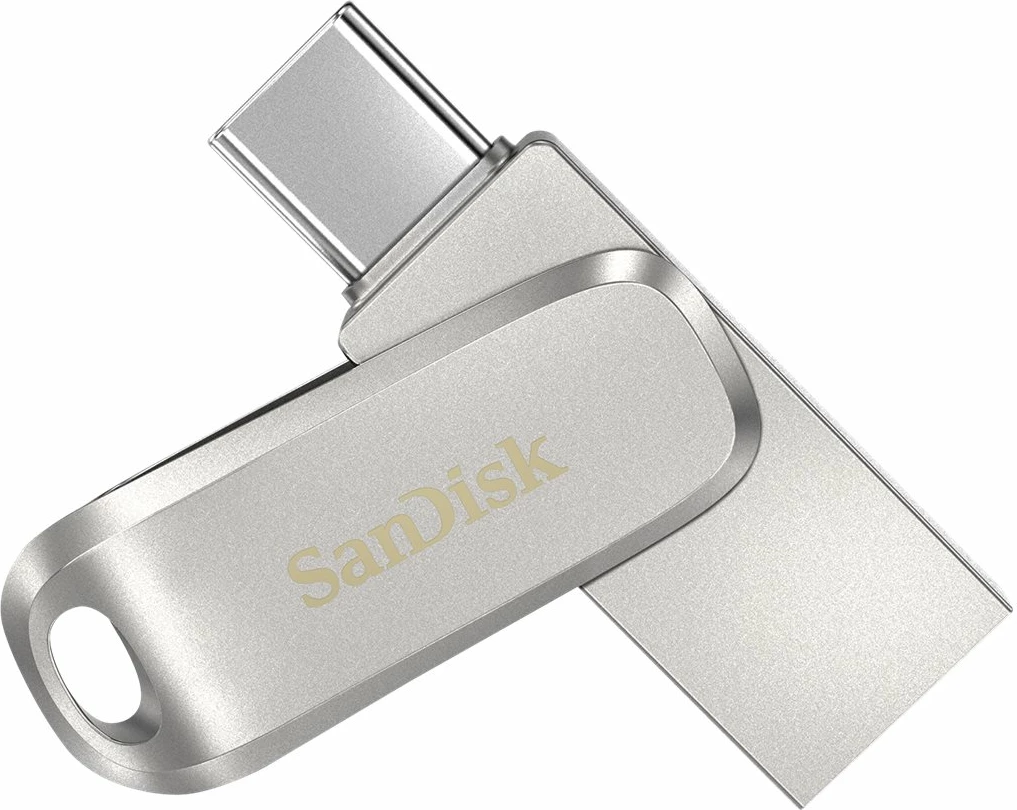 USB SanDisk Ultra Dual Drive Luxe 128GB, USB 3.1, Type-C, argjendtë