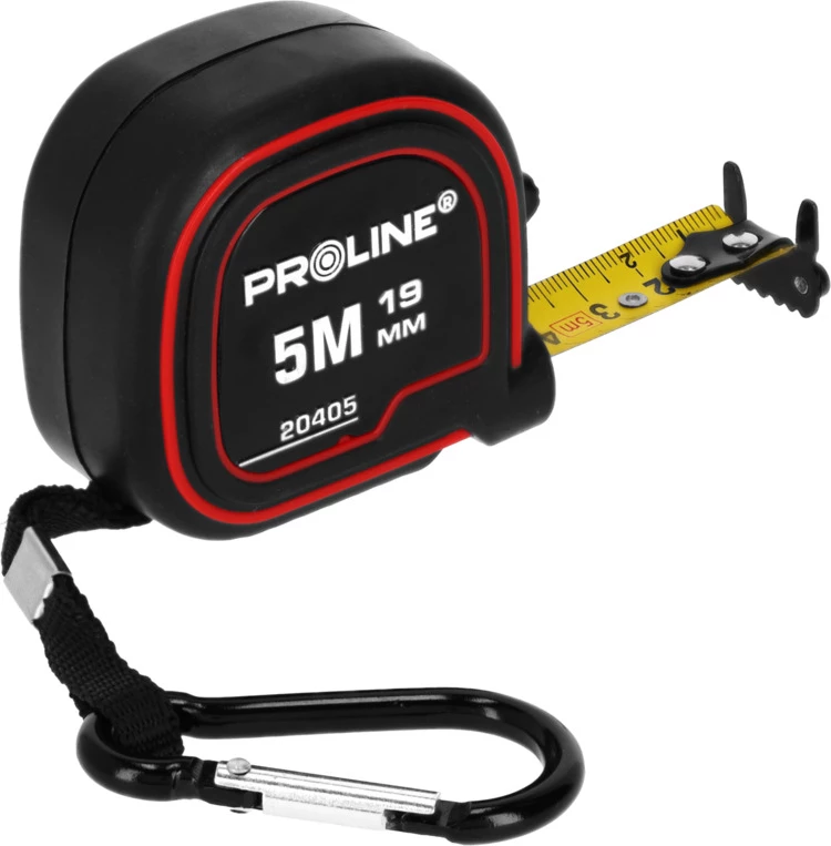Metër matës PROLINE 20403 3 m/16 mm magnetik me veshje najloni