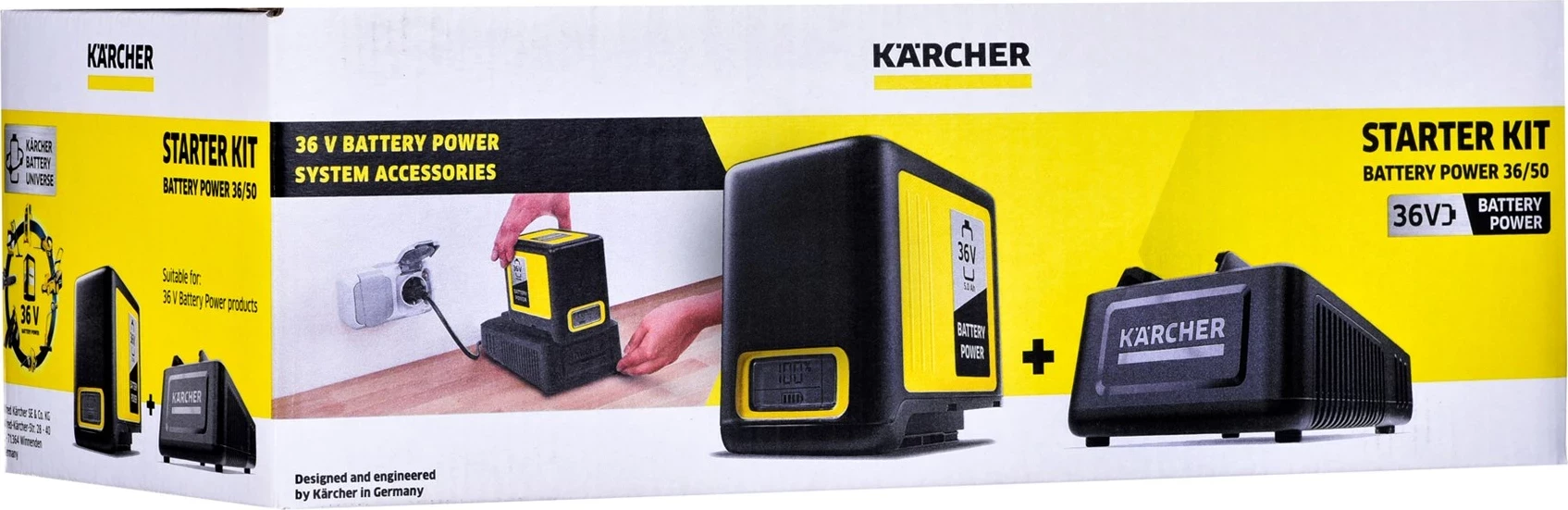 Set baterie dhe karikuesi Kärcher Power 36/50, 36V, 5 Ah, Zi