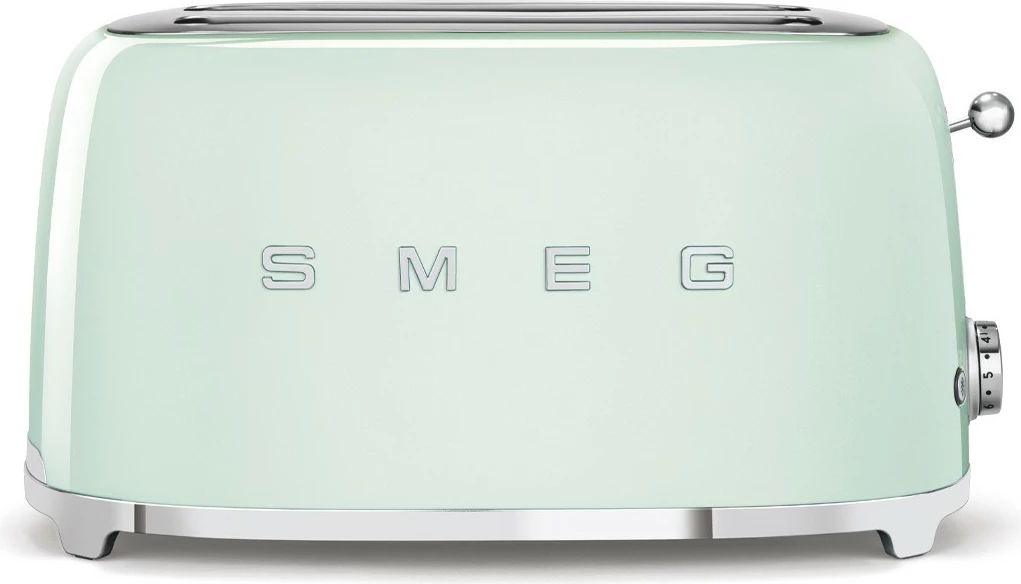 Tostier SMEG TSF02PGEU, 4 feta, 6 nivele thekje, 1500W, jeshil pastel