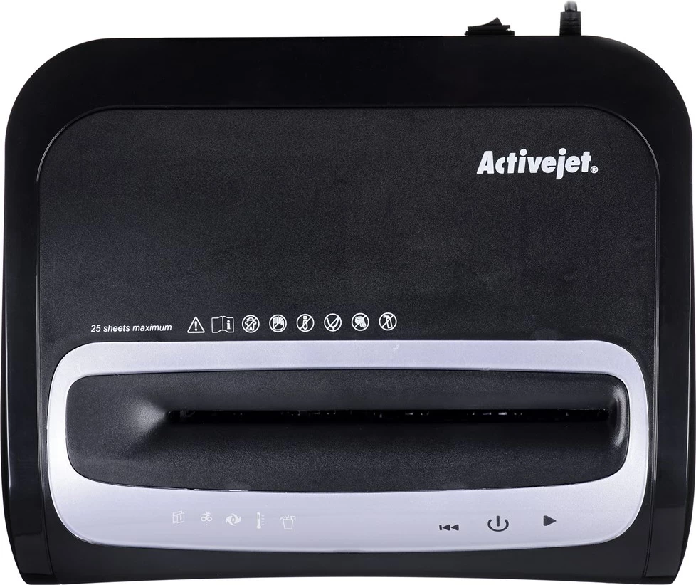 Activejet ASH-2502C Shredder for documents, black color