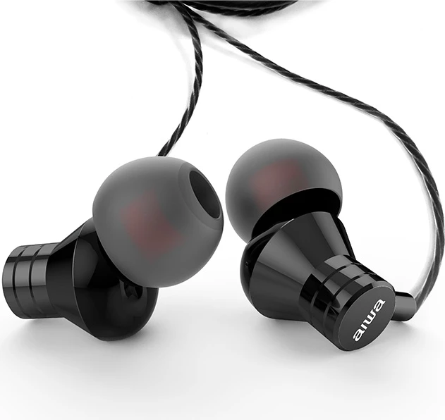 Kufje me kabllo Aiwa ESTM-50USB-C, USB-C, me mikrofon, 10mm, 1.2 m, zi