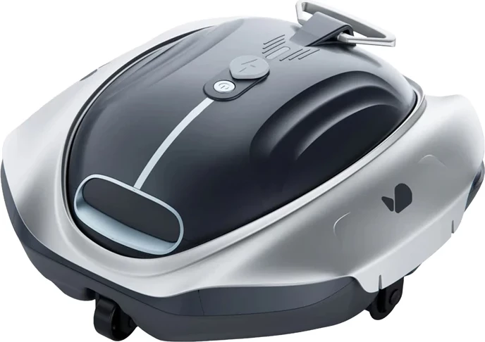 Robot pastrimi pishine Bublue A10 PS, pa kabllo, 33 W, 4400 mAh, 90 min, IPX8, bardhë/zi, set