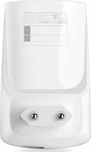Përsëritës Wi‑Fi TP-Link TL-WA850RE, WiFi 4 2.4GHz, 1x LAN 10/100, i bardhë
