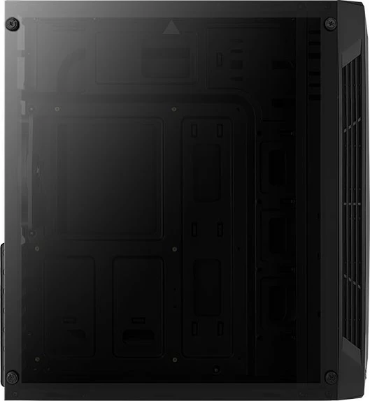 Kasë AeroCool SPLIT RGB, Midi Tower, ATX/Micro ATX/Mini ITX, e zezë