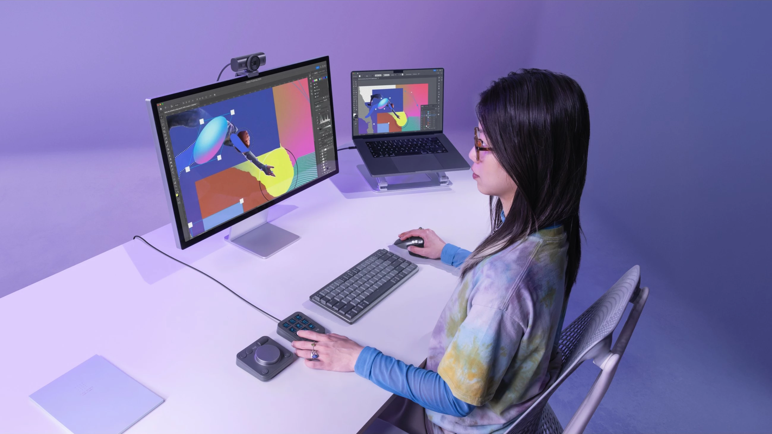 Konzolë kreative Logitech MX Creative Console Graphite