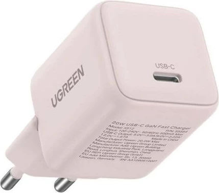 Karikues UGREEN X512, 20W, 1x USB-C, Rozë