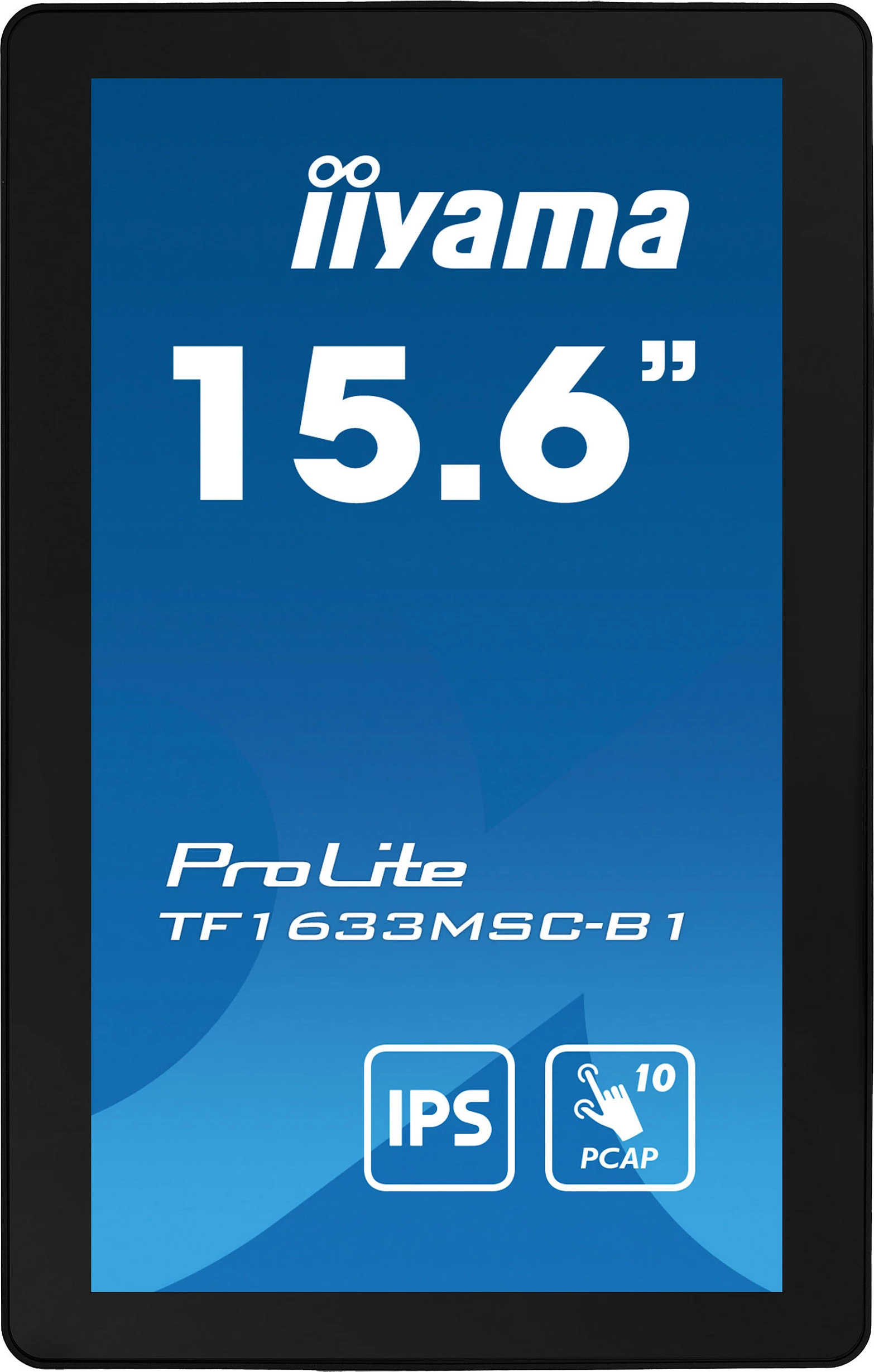 Monitor me prekje iiyama ProLite TF1633MSC-B1, 15.6 inç, Full HD, IPS, i zi