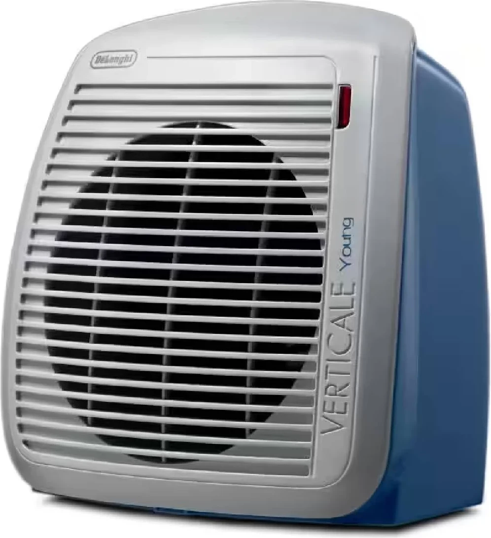Ngrohës me ventilator, DeLonghi, GY1020, 2000W, mbrojtje IP21, izolim i dyfishtë, i lehtë 0.6 kg, gri/blu