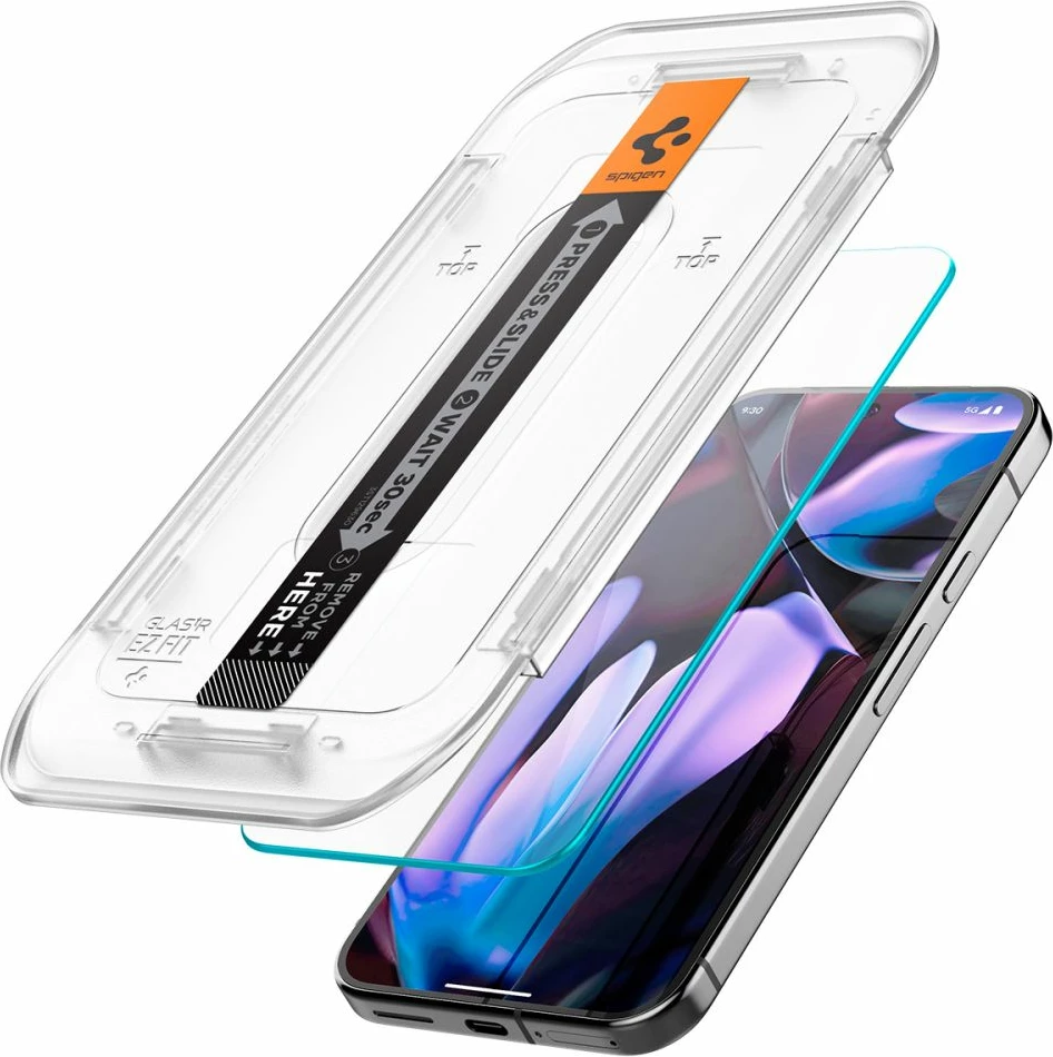 Xham mbrojtës Spigen Glas.tR EZ Fit për Google Pixel 9 Pro XL, 2 copë