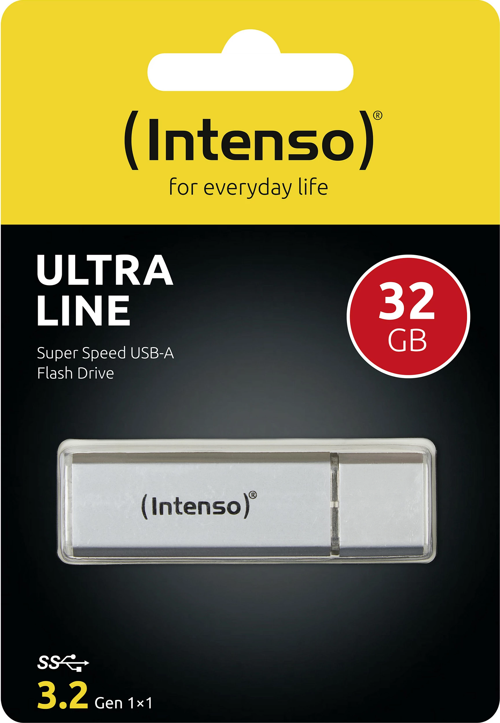 USB flash Intenso Ultra Line 32GB, USB 3.2, argjend