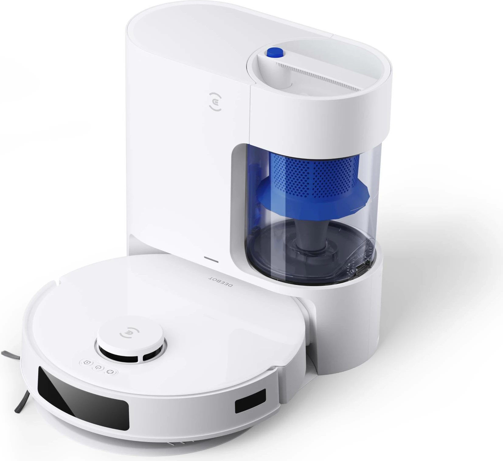 Robot fshesë me korent Ecovacs Deebot N20 PLUS 2n1, 8000Pa, bateri 5200mAh, e bardhë