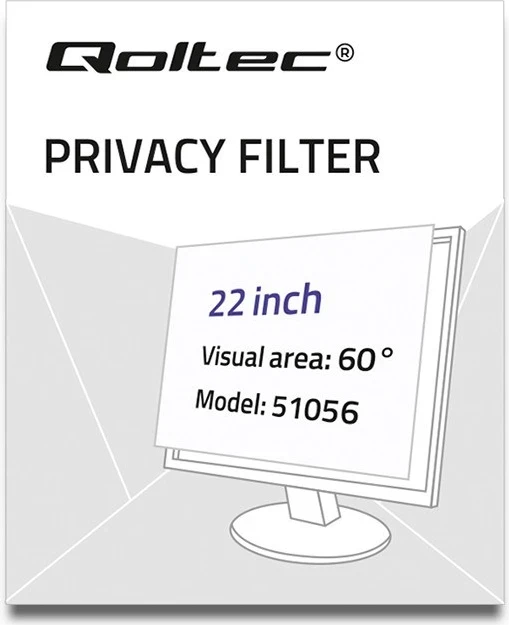 Filteri i Privatësisë për Monitor Qoltec 51056, 22", 16:10