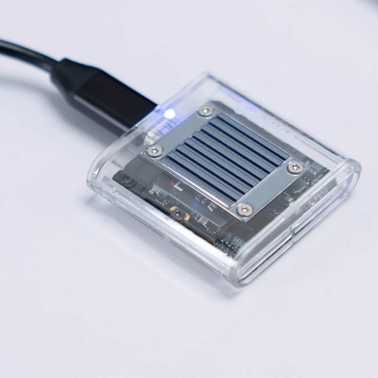 Kasë Orico TC20-M2-10G për M.2 NVMe, USB-C 3.2, Transparent