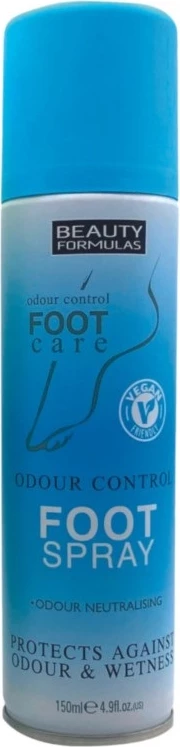 Sprej deodorant për këmbë Beauty Formulas Odour Control Foot Spray 150ml