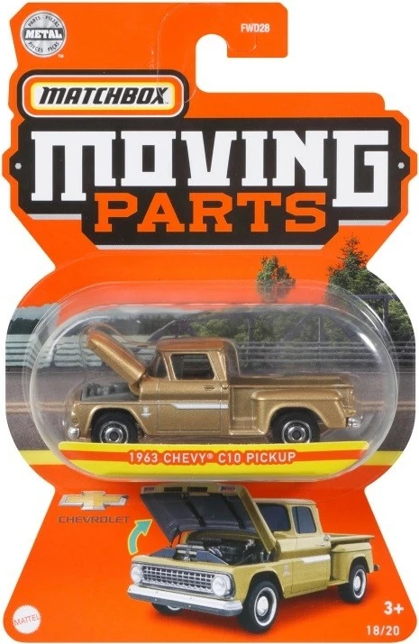 Makina lodër Matchbox Action Cars 1:64, metal, për koleksionistë dhe fëmijë, ngjyra të ndryshme