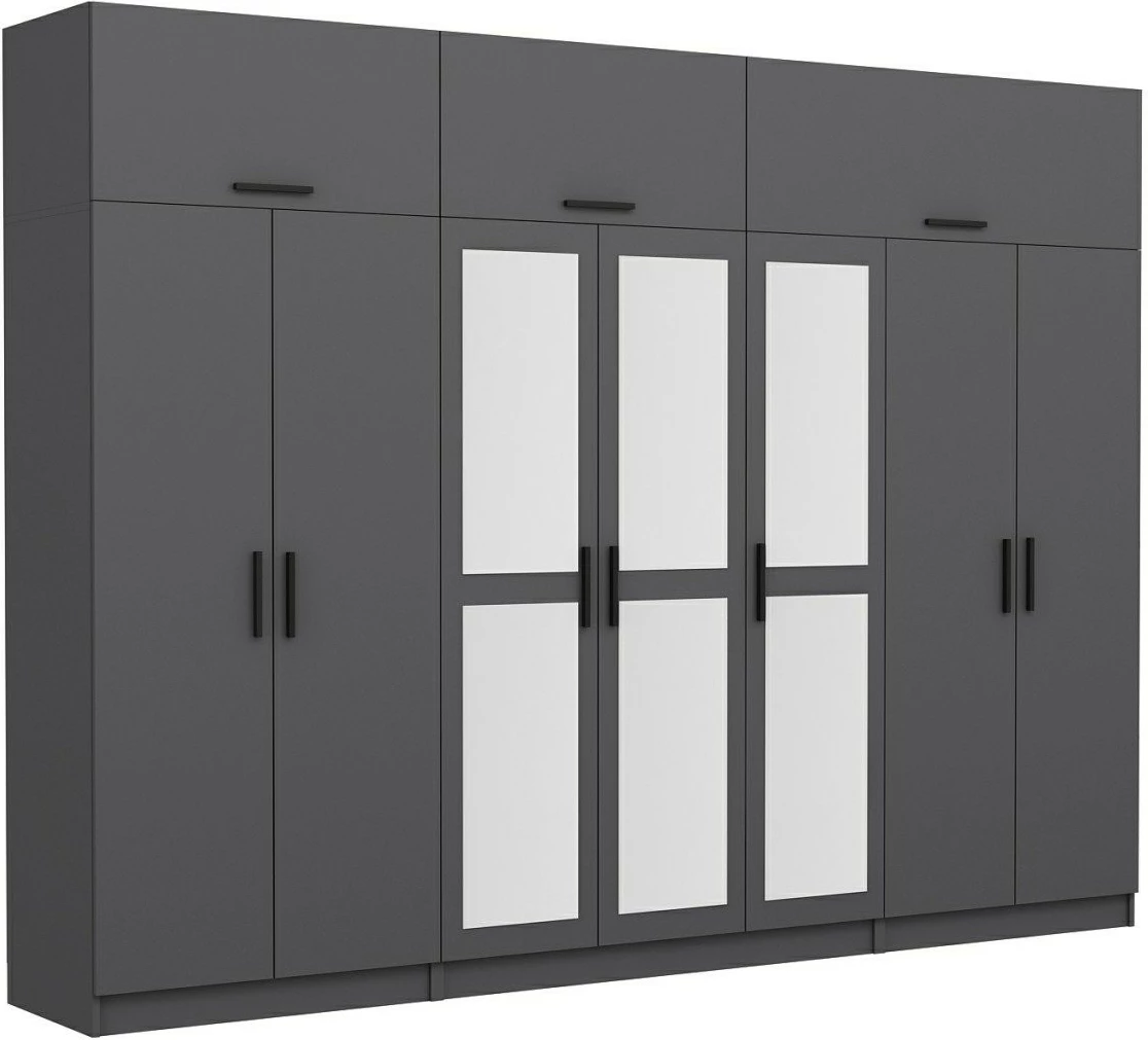 Dollap Skye Decor, ngjyrë antracit, 5190