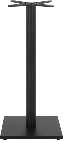 Bazë për bar, ngjyrë e zezë matte, 45x45x108cm, me rregullator, FH439