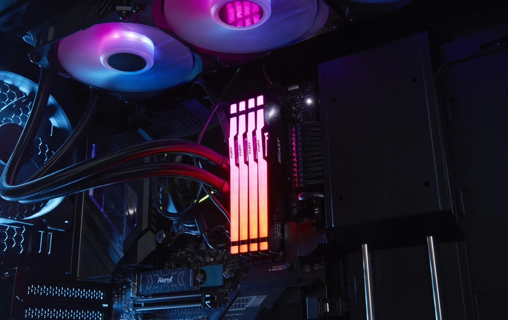 RAM Memorje Kingston FURY Beast 32GB 6000MT/s DDR5 CL30 RGB, Set