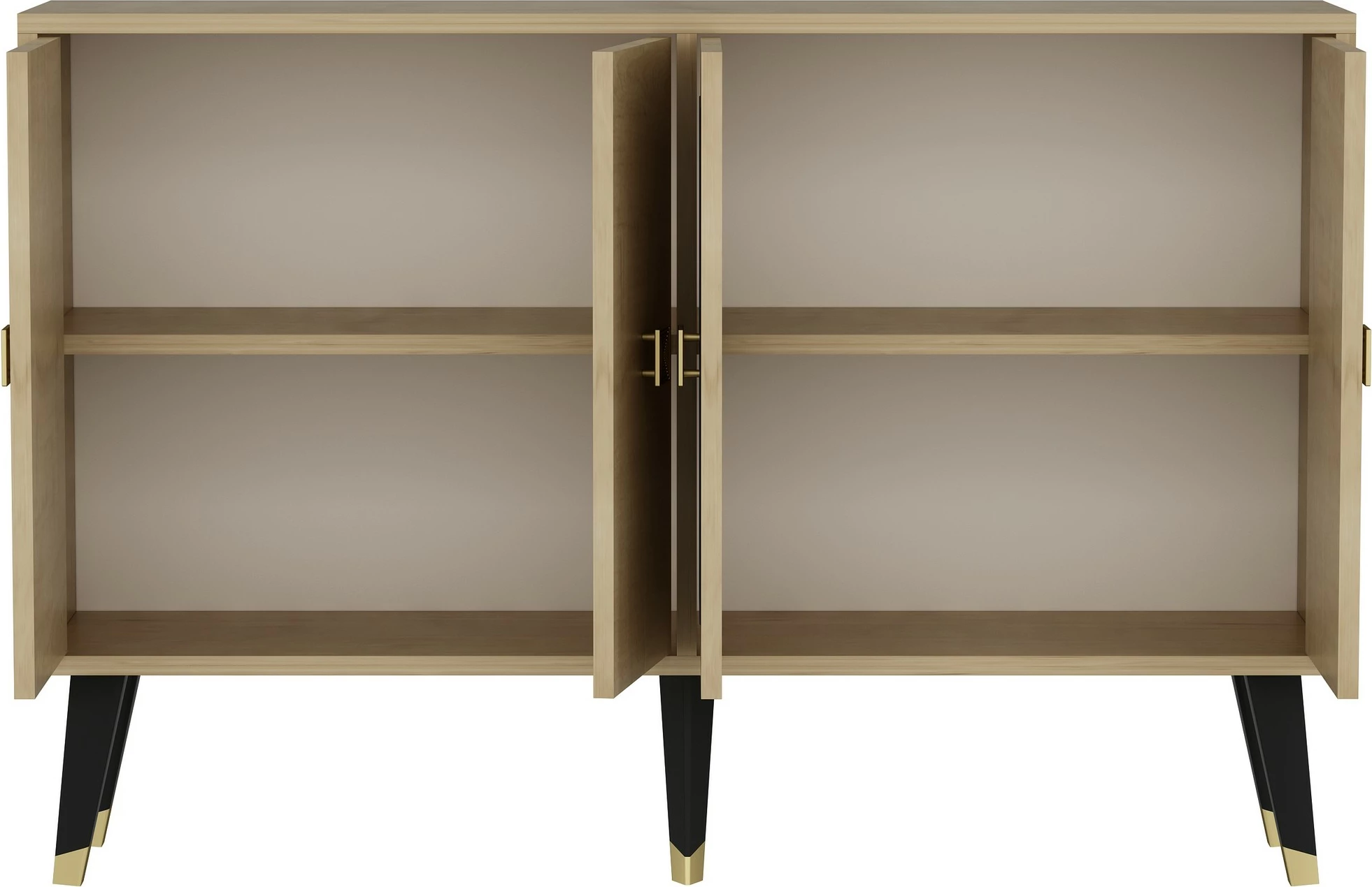 Konsol Skye Decor, ngjyrë lis safir, ar