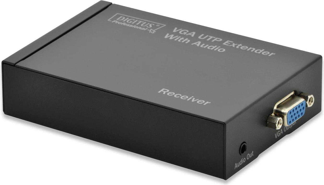 VGA UTP extender set Digitus, AV transmiter & receiver, 1920 x 1200 px, 300 m
