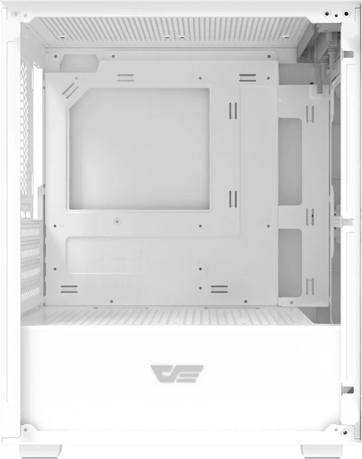 Kasë, Darkflash, M305 Mesh, Mini Tower M-ATX/ITX, pa ventilatorë, 2x SSD + 2x HDD, deri 7 ventilatorë, USB 3.0, e bardhë