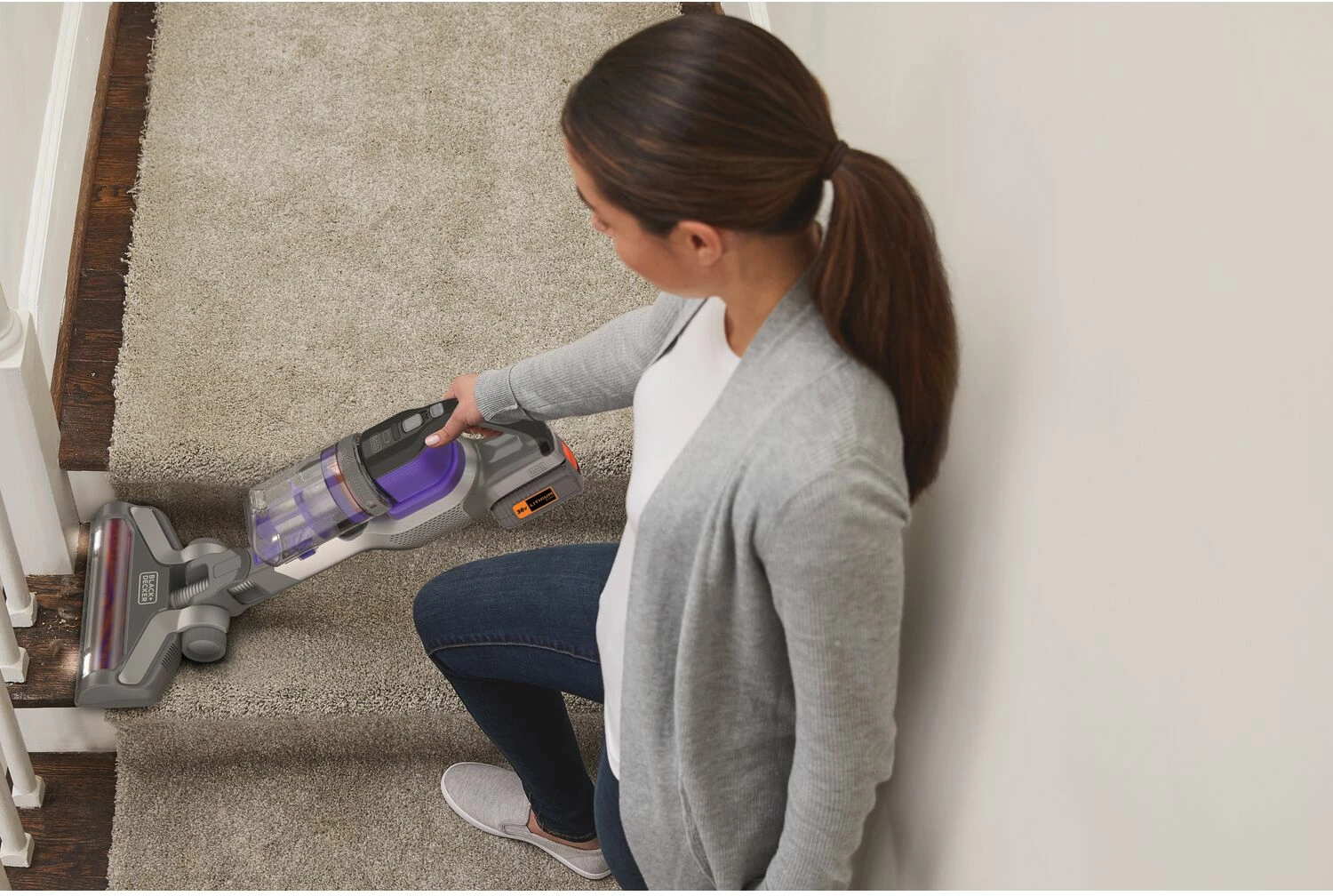 Fshesë me bateri Black+Decker BHFEV362DP 36V 2.0Ah 4-në-1 750 ml, e zezë