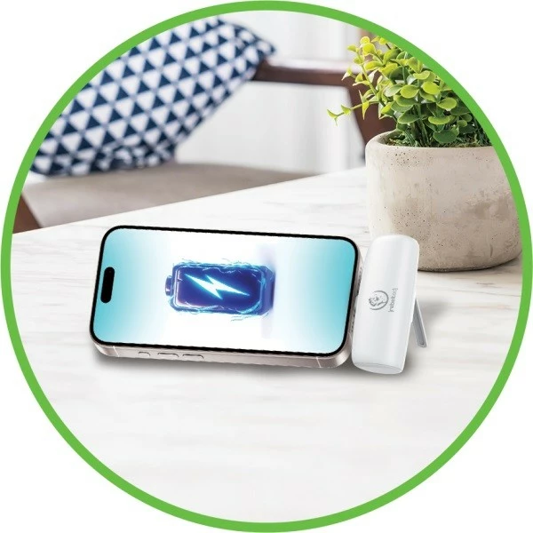 Powerbank Rebeltec P5 PLUG-IN 5000mAh, USB-C, Bardhë