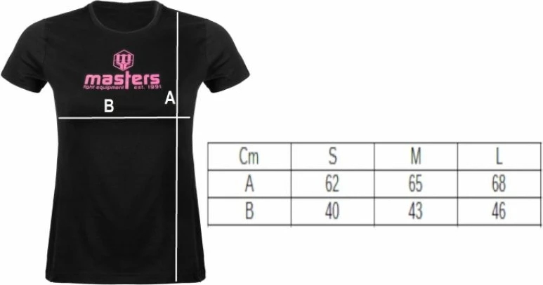 Maicë Masters Basic për Femra, e Zezë