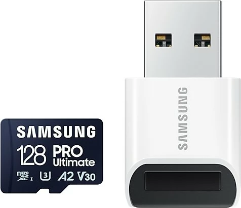 Kartelë MicroSDXC Samsung MB-MY128SB/WW, 128 GB, UHS-I, Blu