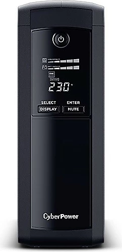 Kasë CyberPower VP1600EILCD UPS, 1600 VA, 900 W, Ekran LCD, e zezë