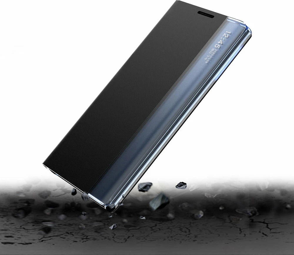 Mbështjellës Hurtel Sleep Case Bookcase me smart window për Samsung Galaxy A22 4G, Rozë