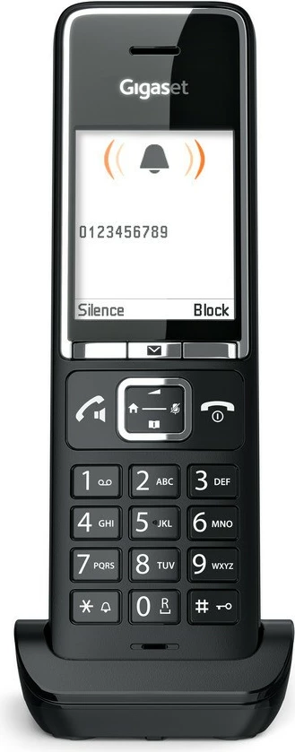 Telefon pa kabllo Gigaset Comfort 550HX, i zi, handset shtesë me karikues