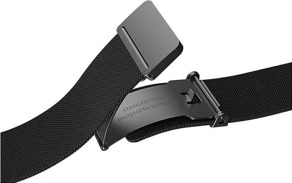 Rrip milanez Samsung për Galaxy Watch4/5/6/7 44mm, zi