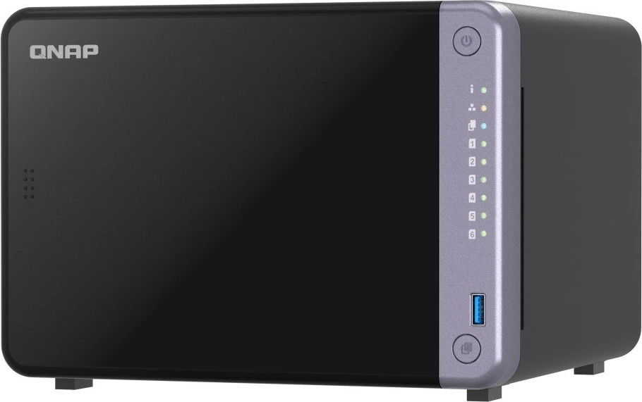 NAS desktop QNAP TS-632X-4G, 6 x 3.5", 4 GB RAM, 10GbE, i zi