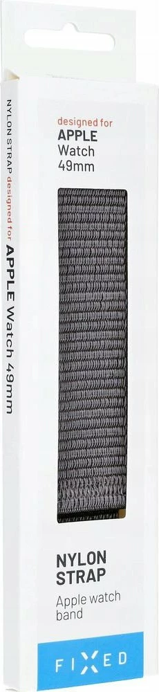 Rrip sportiv najloni Fixed FIXNST2-1029-GR për Apple Watch Ultra 49mm, 160-210 mm, gri e errët