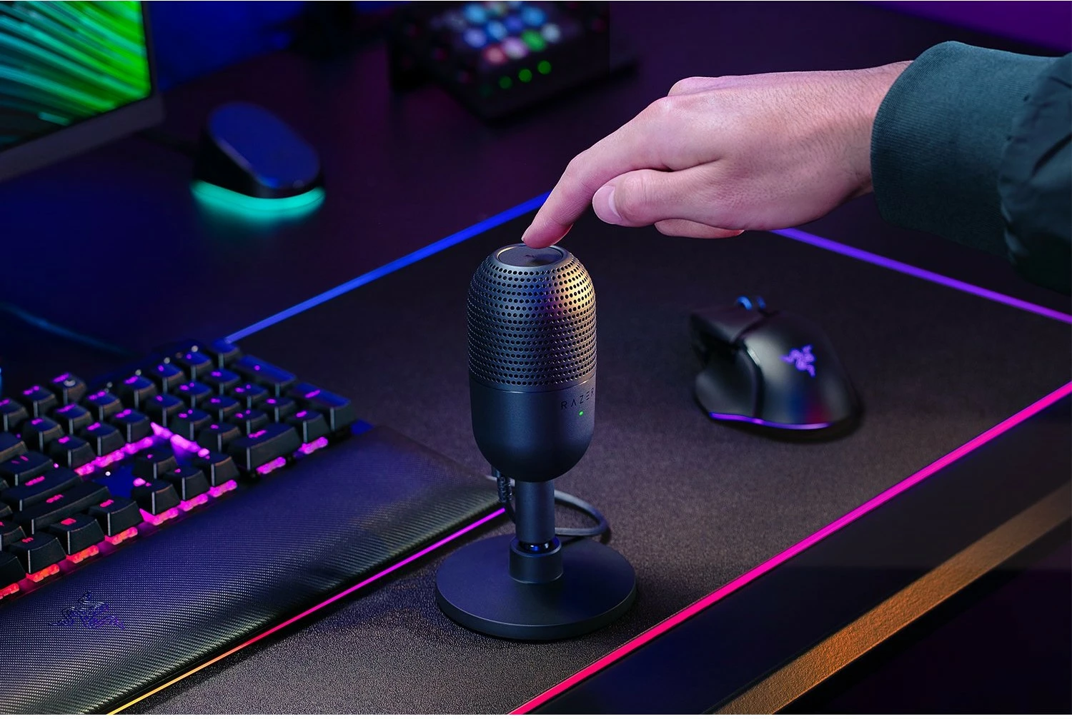 Mikrofon tavoline Razer Seiren V3 Mini, 24 bit, 96 kHz, i zi