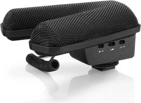 Mikrofon stereo kondensator Sennheiser MKE 440, me low-pass filter, i zi