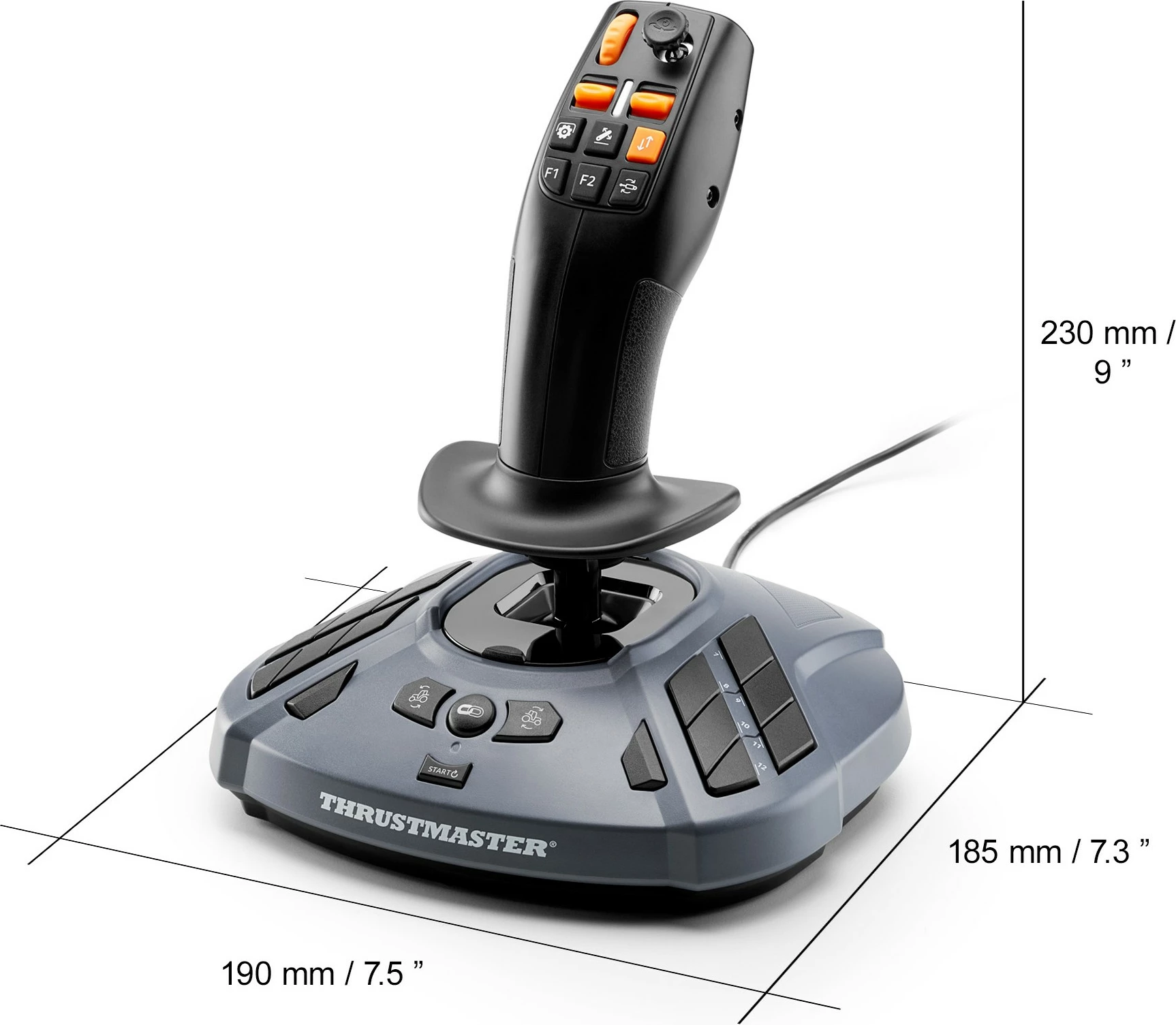 Joystick Thrustmaster SIMTASK Farming Stick, USB, gri