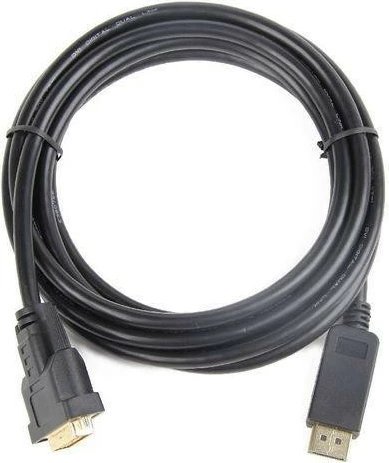 Kabllo Gembird CC-DPM-DVIM-3M, DisplayPort (M) në DVI-D (24+1), 3 metra, e zezë