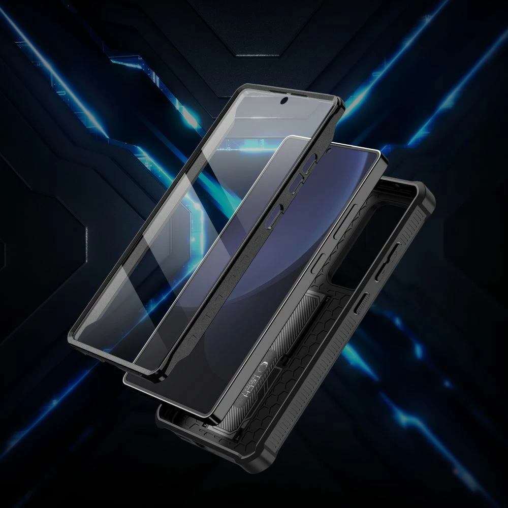 Mbështjellës Tech-Protect Kevlar Cam+ për Samsung Galaxy S25 Ultra, i zi