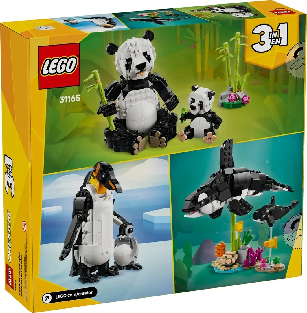 Lego Creator 3-in-1 31165 Panda Family