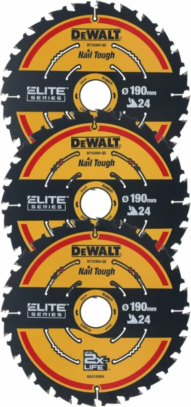 Disk sharrë për sharrë këndore DeWalt DT10399 190 x 30 mm, 24 dhëmbë, 3 copë