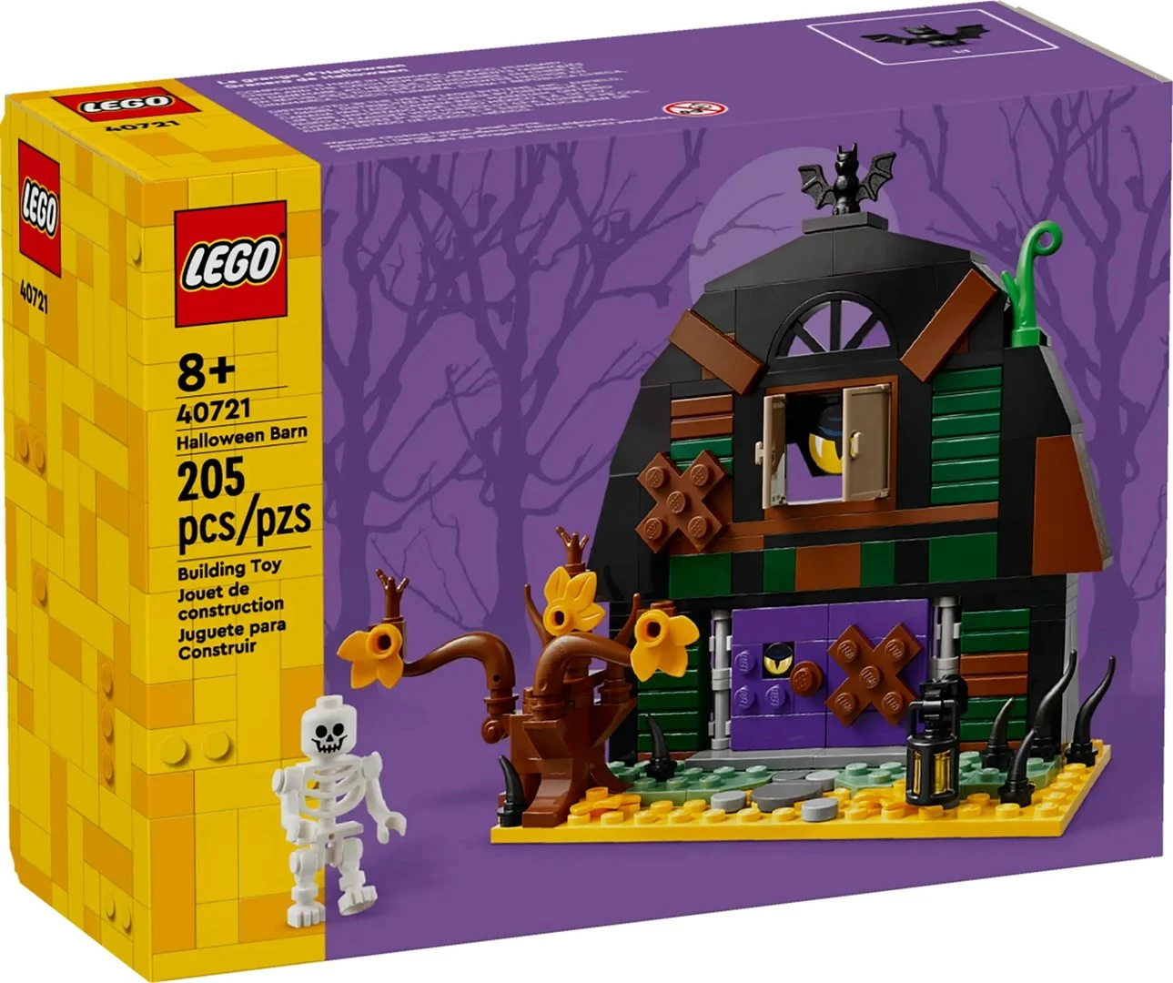 Set LEGO Halloween Barn 40721, 205 pjesë