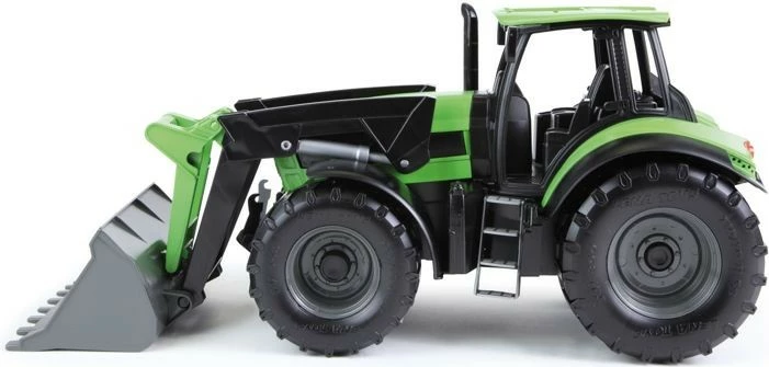 Traktor lodër Lena Worxx Deutz Fahr Agrotron 1:15 me kovë, 45 cm, e gjelbër/zezë/gri