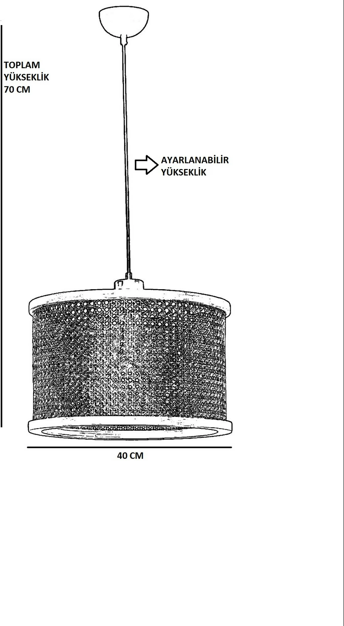 Set llambë tavani & llambë tavoline Opviq, 8871-3, ngjyrë bezhë dhe arre