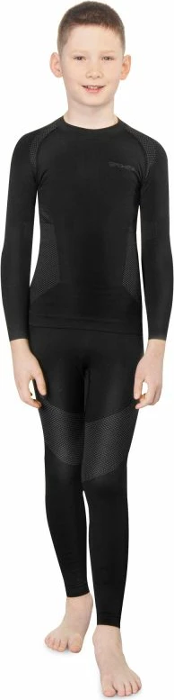 Set termoaktiv për fëmijë Spokey, i zi