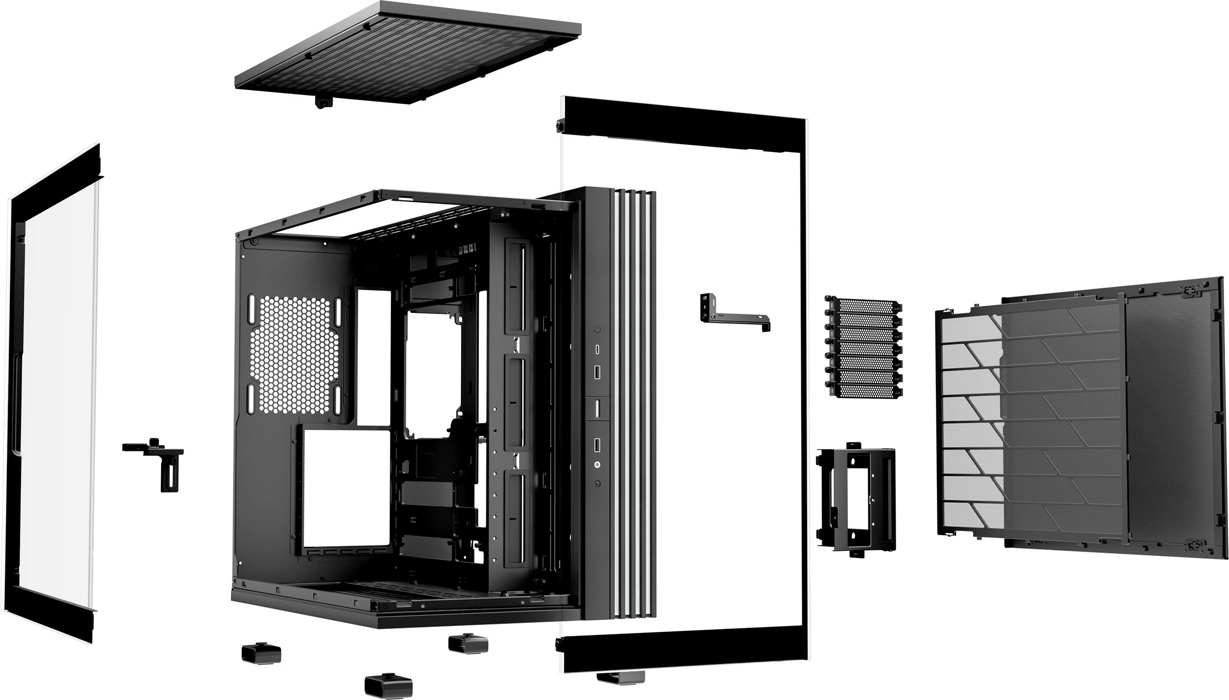 Kasë Be Quiet! Light Base 600 DX, Midi Tower, e zezë